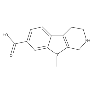 9-methyl-1H,2H,3H,4H,9H-pyrido[3,4-b]indole-7-carboxylic acid Structure