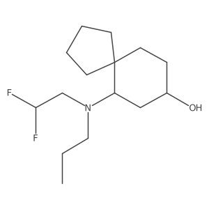 6-[(2,2-Difluoroethyl)(propyl)amino]spiro[4.5]decan-8-ol Structure