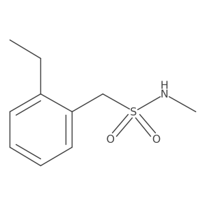 1-(2-ethylphenyl)-N-methylmethanesulfonamide结构式