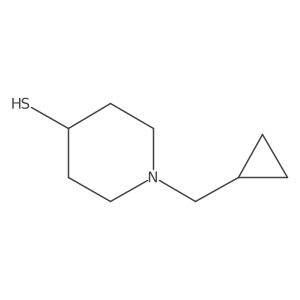 1-(Cyclopropylmethyl)piperidine-4-thiol Structure