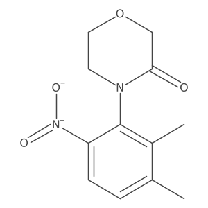 4-(2,3-Dimethyl-6-nitrophenyl)morpholin-3-one Structure