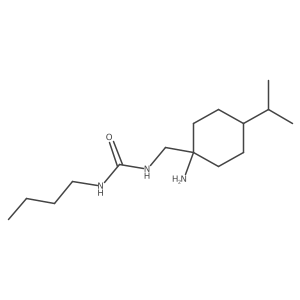 1-{[1-Amino-4-(propan-2-yl)cyclohexyl]methyl}-3-butylurea Structure