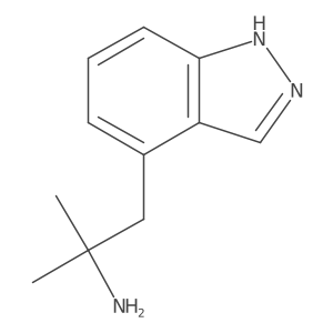 1-(1H-indazol-4-yl)-2-methylpropan-2-amine Structure