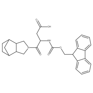 4-{4-azatricyclo[5.2.1.0,2,6]decan-4-yl}-3-({[(9H-fluoren-9-yl)methoxy]carbonyl}amino)-4-oxobutanoic acid Structure