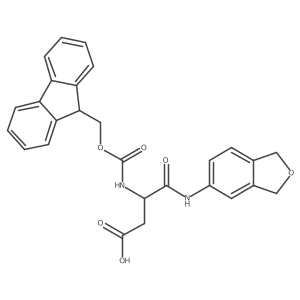 3-[(1,3-dihydro-2-benzofuran-5-yl)carbamoyl]-3-({[(9H-fluoren-9-yl)methoxy]carbonyl}amino)propanoic acid Structure