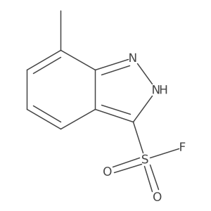 7-methyl-1H-indazole-3-sulfonyl fluoride结构式