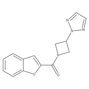 (3-(2H-1,2,3-triazol-2-yl)azetidin-1-yl)(benzofuran-2-yl)methanone Structure