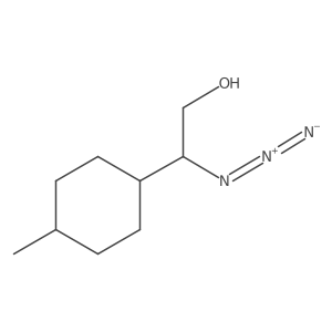 2-Azido-2-(4-methylcyclohexyl)ethan-1-ol Structure