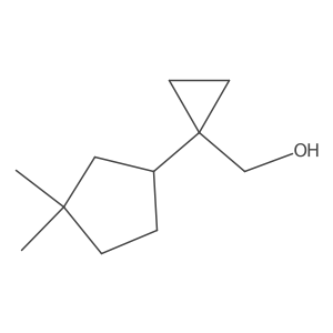 [1-(3,3-Dimethylcyclopentyl)cyclopropyl]methanol Structure