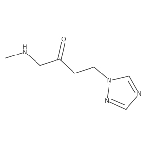 1-(methylamino)-4-(1H-1,2,4-triazol-1-yl)butan-2-one Structure