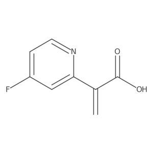 2-(4-Fluoropyridin-2-yl)prop-2-enoic acid结构式