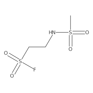 2-Methanesulfonamidoethane-1-sulfonylfluoride Structure