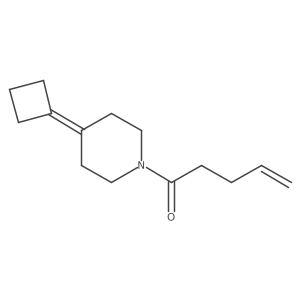 1-(4-Cyclobutylidenepiperidin-1-yl)pent-4-en-1-one Structure