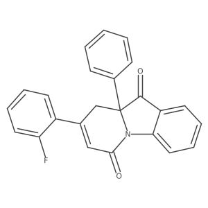 (S)-8-(2-Fluorophenyl)-9a-phenyl-9,9a-dihydropyrido[1,2-a]indole-6,10-dione Structure