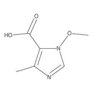 1-methoxy-4-methyl-1H-imidazole-5-carboxylic acid Structure