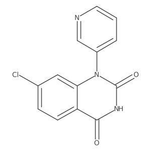 7-Chloro-1-(3-pyridinyl)-2,4(1H,3H)-quinazolinedione Structure