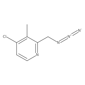 2-(Azidomethyl)-4-chloro-3-methylpyridine Structure