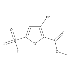 Methyl 3-bromo-5-(fluorosulfonyl)furan-2-carboxylate Structure