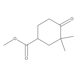 Methyl 3,3-dimethyl-4-oxocyclohexane-1-carboxylate Structure