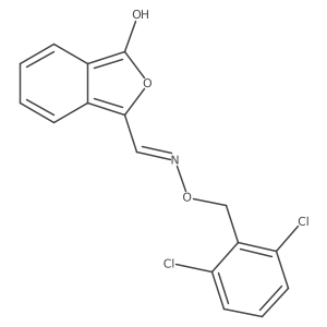 3-({[(2,6-dichlorobenzyl)oxy]amino}methylene)-2-benzofuran-1(3H)-one Structure