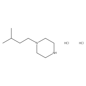 1-(3-Methylbutyl)piperazine dihydrochloride Structure
