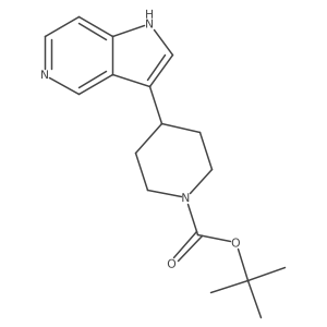 4-(1H-Pyrrolo[3,2-c]pyridin-3-yl)-piperidine-1-carboxylic acid tert-butyl ester Structure