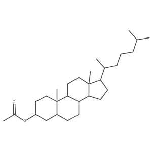 Dihydrocholesterol acetate Structure