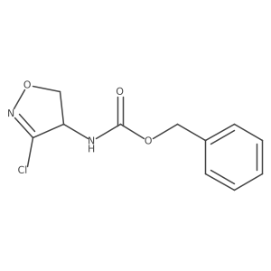 Benzyl (3-chloro-4,5-dihydroisoxazol-4-yl)carbamate Structure