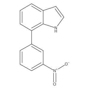 1h-Indole,7-(3-nitrophenyl)- Structure