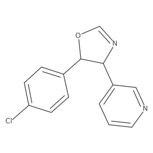 5-(4-Chlorophenyl)-4-(pyridin-3-yl)-4,5-dihydrooxazole结构式