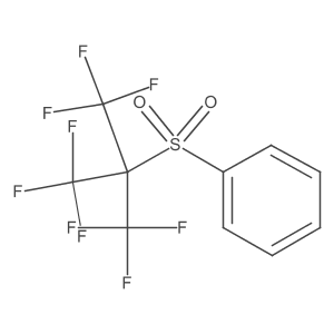 [1,1,1,3,3,3-Hexafluoro-2-(trifluoromethyl)propan-2-yl]sulfonylbenzene Structure
