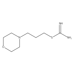 3-Morpholinopropyl carbamimidothioate结构式
