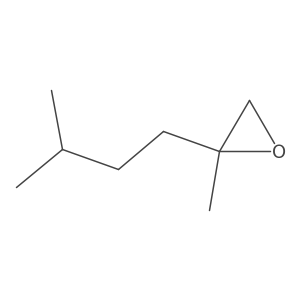 2-Methyl-2-(3-methylbutyl)oxirane结构式