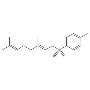 1-(3,7-Dimethylocta-2,6-diene-1-sulfonyl)-4-methylbenzene结构式