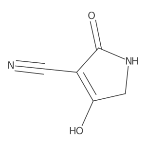 4-Hydroxy-2-oxo-2,5-dihydro-1H-pyrrole-3-carbonitrile结构式