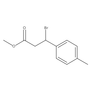 Methyl I(2)-bromo-4-methylbenzenepropanoate Structure