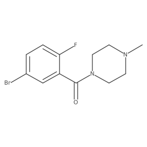1-(5-Bromo-2-fluorobenzoyl)-4-methylpiperazine Structure