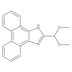 2-(Dimethoxymethyl)-1H-phenanthro[9,10-d]imidazole结构式