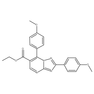 Ethyl 2,7-bis(4-methoxyphenyl)[1,2,4]triazolo[1,5-a]pyrimidine-6-carboxylate Structure