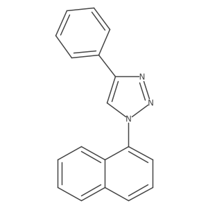 1-(Naphthalen-1-yl)-4-phenyl-1h-1,2,3-triazole结构式