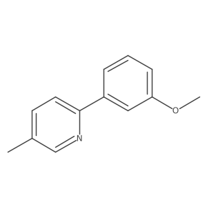 2-(3-Methoxyphenyl)-5-methylpyridine Structure