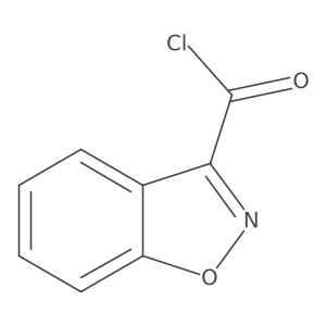 Benzo[d]isoxazole-3-carbonyl Chloride结构式