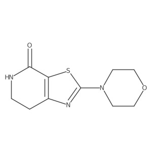 2-(Morpholin-4-yl)-6,7-dihydro[1,3]thiazolo[5,4-c]pyridin-4(5h)-one结构式