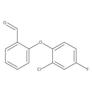 2-(2-Chloro-4-fluorophenoxy)benzaldehyde Structure