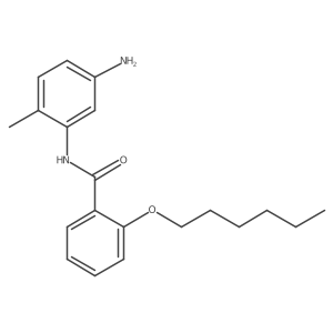 N-(5-Amino-2-methylphenyl)-2-(hexyloxy)benzamide结构式