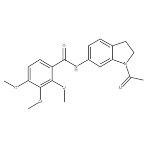 N-(1-acetylindolin-6-yl)-2,3,4-trimethoxybenzamide Structure