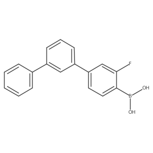 (3-Fluoro-[1,1':3',1''-terphenyl]-4-yl)boronic acid结构式