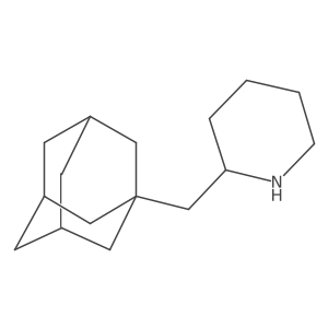 2-(1-adamantylmethyl)piperidine Structure