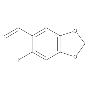 5-Iodo-6-vinylbenzo[d][1,3]dioxole Structure