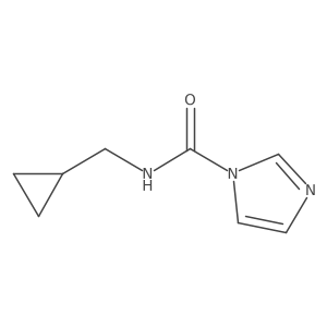 O=C(NCC1CC1)n1ccnc1结构式